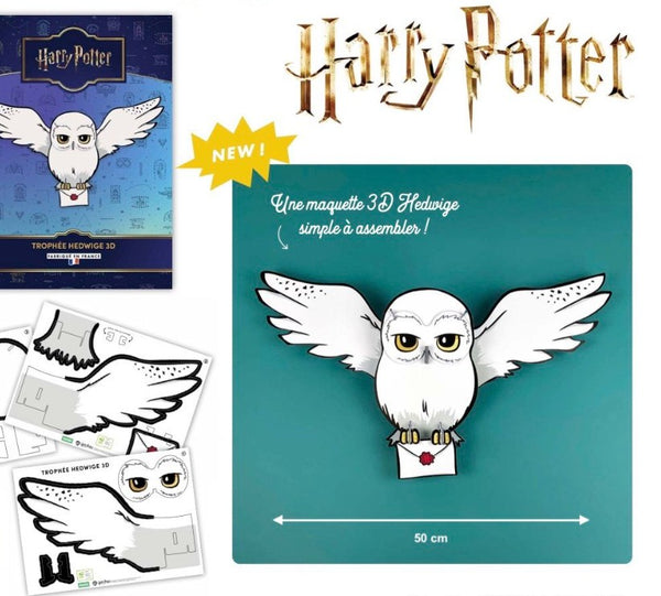 Trophée Hedwige 3D - Harry Potter