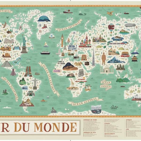 Poppik Posters XXL Tour du Monde