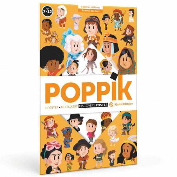 Poppik Quelle histoire Discovery posters Femmes célèbres