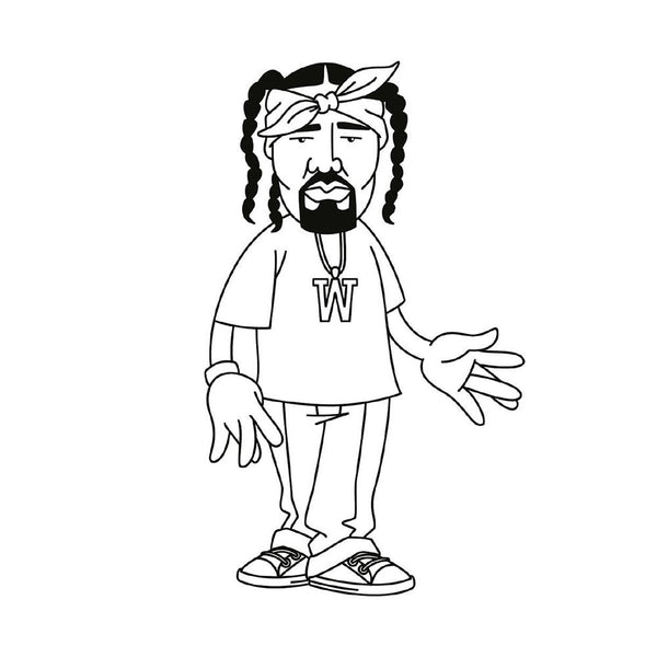 Hip Hop Coloring Book - West Coast edition