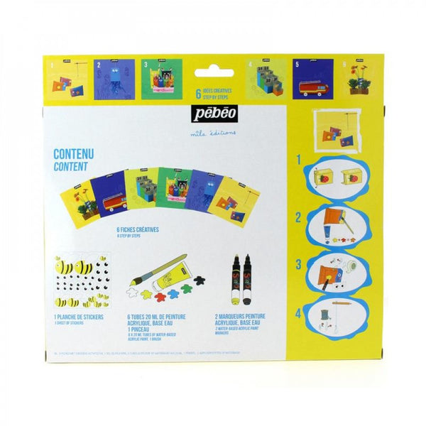 Kit créatif recyclage boîtes alimentaires - Pébéo