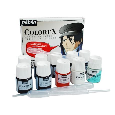 Kit Colorex BD 10x20ml - Pébéo