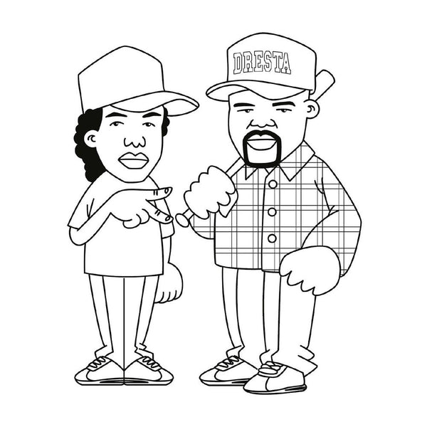 Hip Hop Coloring Book - West Coast edition