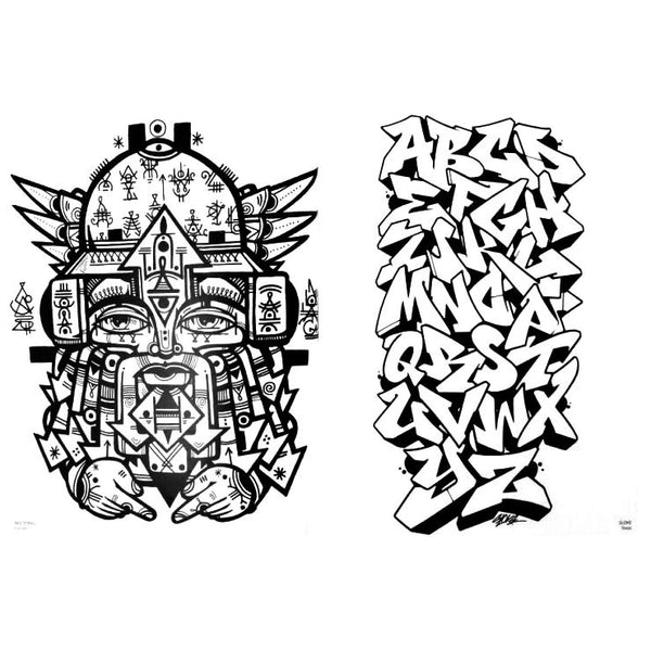 American Graffiti Coloring Book