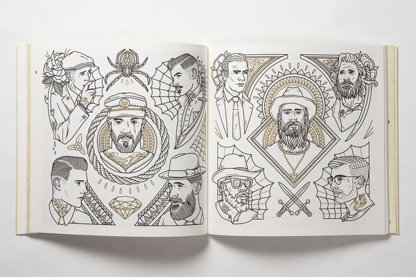 The Tattoo Flash Coloring Book: For Adults (mindfulness coloring, tattoo, activity book)