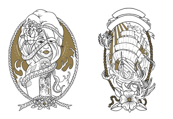 The Tattoo Colouring Book