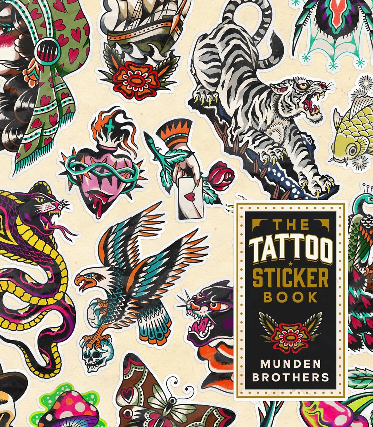 The Tattoo Sticker Book: 150 Tattoo-inspired Stickers