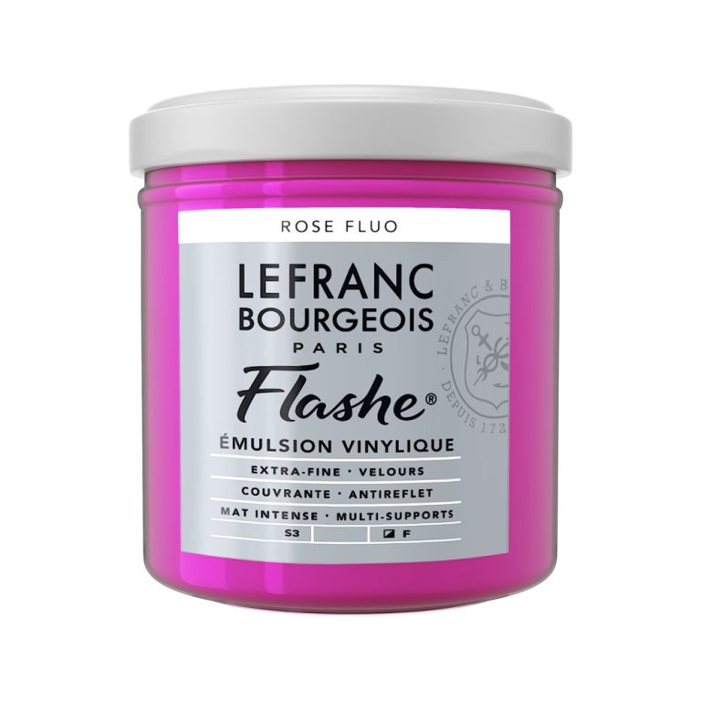 Peinture vinylique Flashe Rose Fluo - 125ml