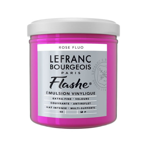 Peinture vinylique Flashe Rose Fluo - 125ml