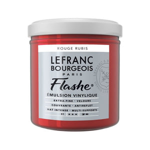 Peinture vinylique Flash rouge rubis125 ML