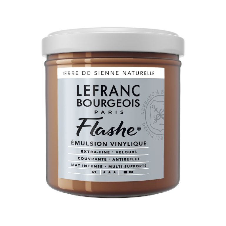 Peinture vinylique Flashe Terre de Sienne Naturelle - 125ml