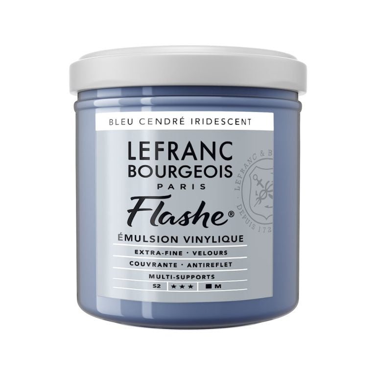 Peintue vinylique Flashe Bleu Cendré Iridescent - 125ml