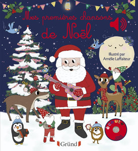 Mes premières chansons de Noël – Livre sonore et d'éveil avec 6 puces sonores – Bébé dès 6 mois