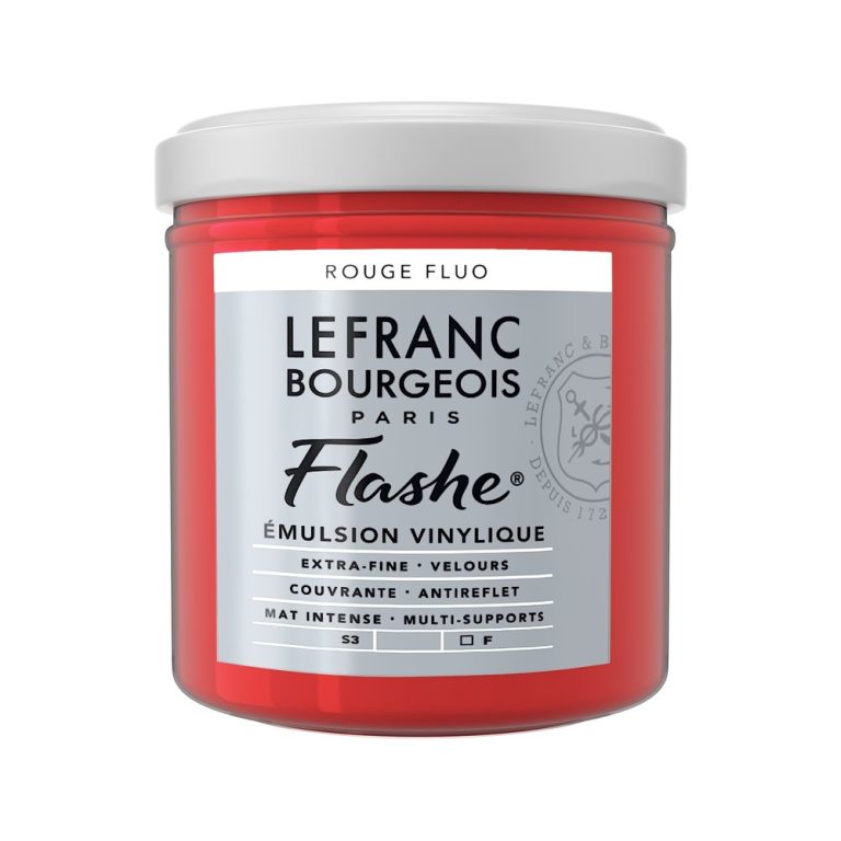 Peinture vinylique Flashe Rouge Fluo 125ml