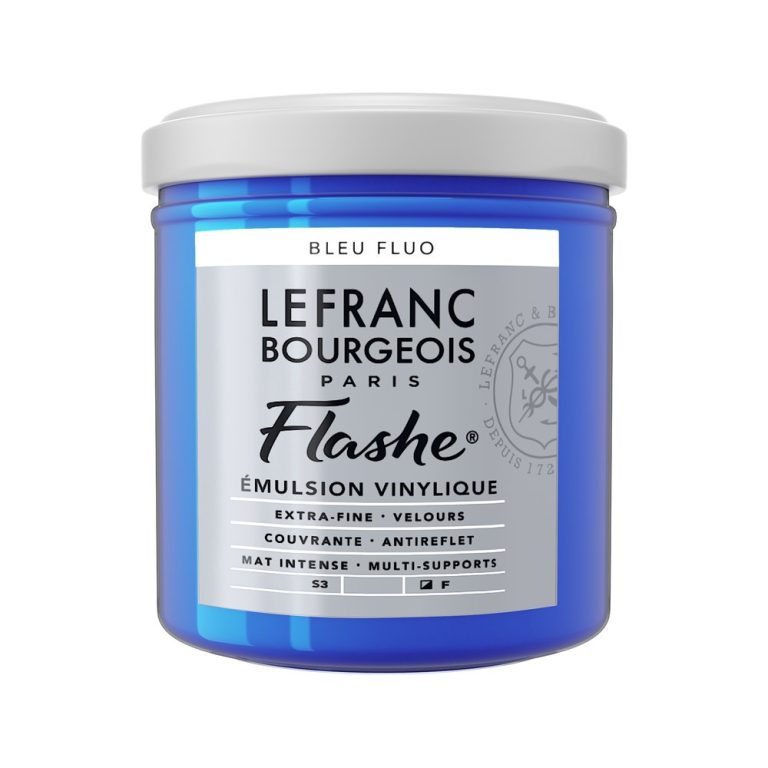 Peinture Vinylique Bleu Fluo - 125ml