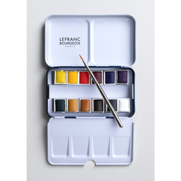 Aquarelle Fine 12 Demi Godets