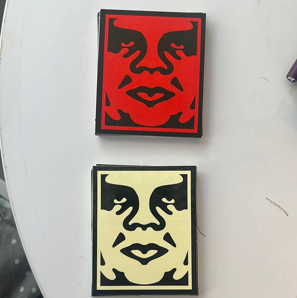 OBEY color stickers SMALL size