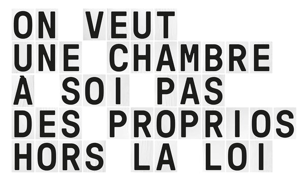 Sous les collages la rage