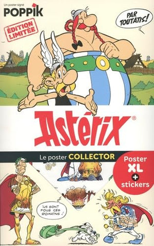 Poppik Astérix: 1 poster + 45 stickers repositionnables édition limitée