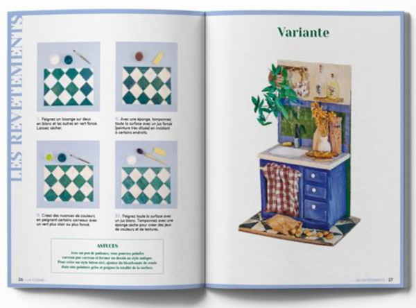 Miniatures à faire soi-même : Imaginer et créer des book nooks