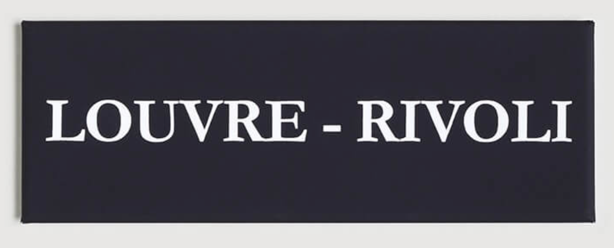 Magnet métro Louvre - Rivoli – Bookshop Fluctuart