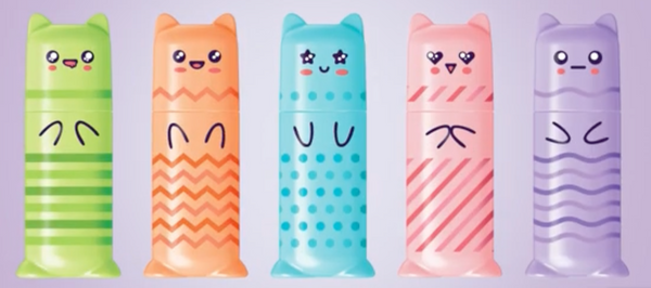 Surligneurs pastel kawaii Maped