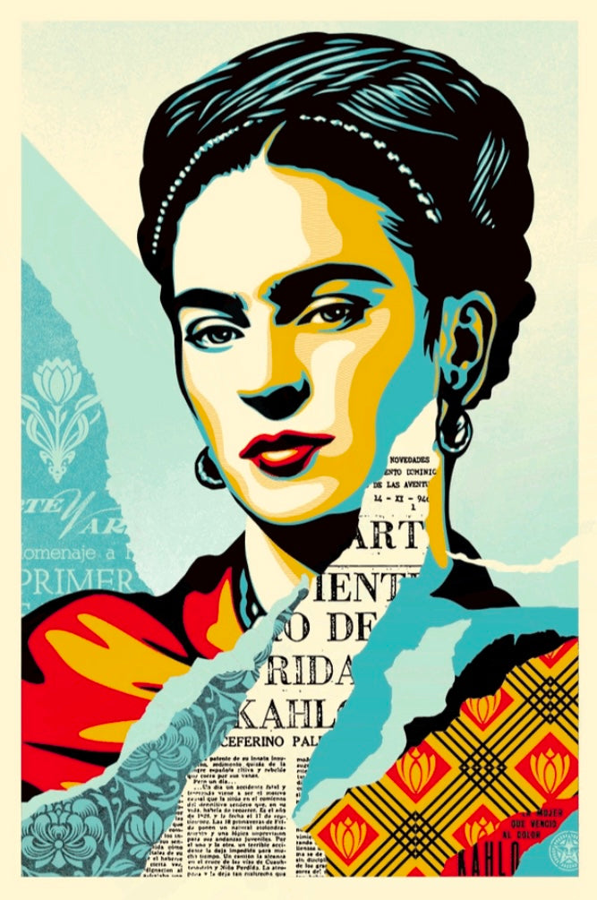 The Woman Who Defeated Pain (Frida Kahlo) Offset Lithograph