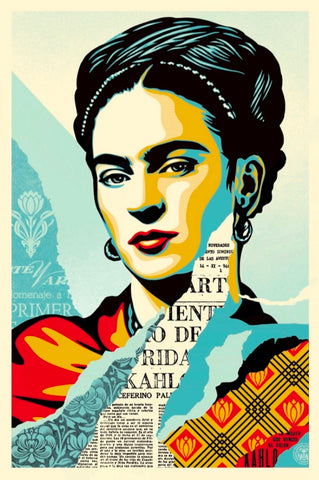 The Woman Who Defeated Pain (Frida Kahlo) Offset Lithograph