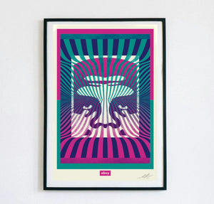 Op Art Icon Offset Lithograph - Shepard Fairey