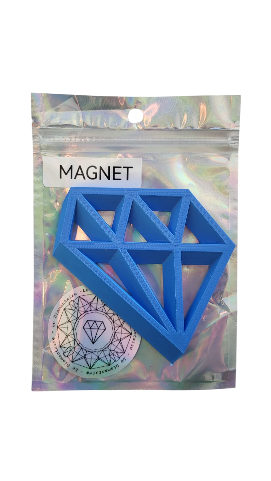 Magnet Bleu foncé 3D Le Diamantaire