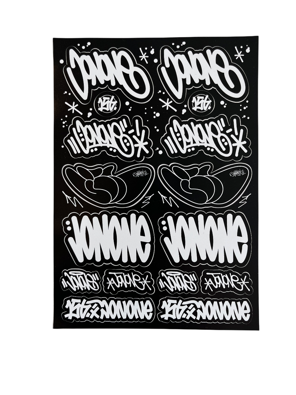 Jonone planche de stickers