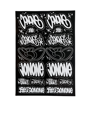 Jonone planche de stickers