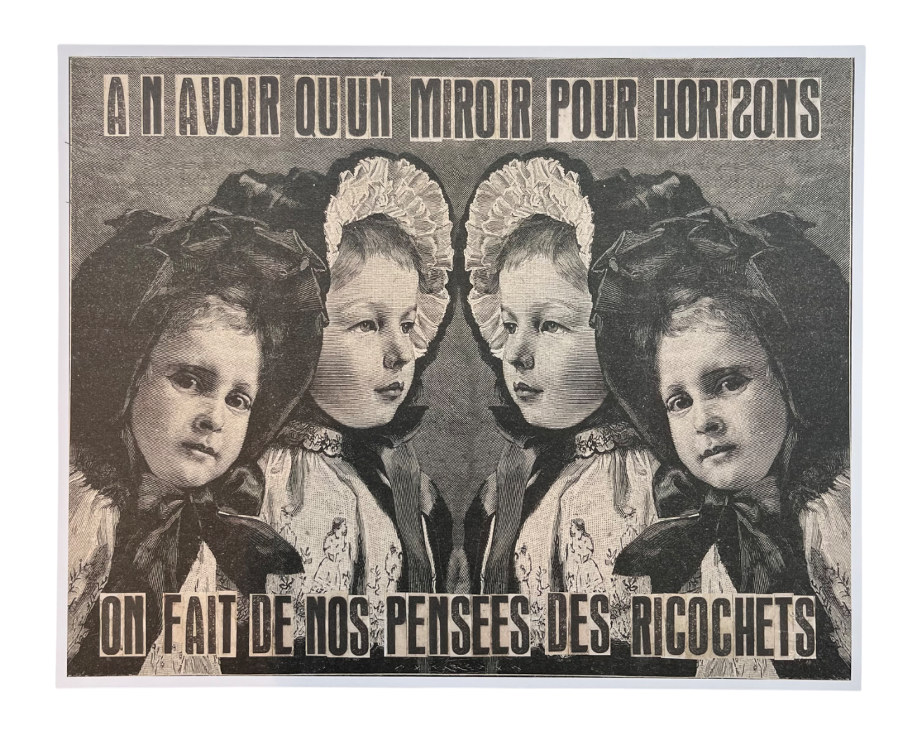 Madame - A n'avoir qu'un miroir pour horizons on fait de nos pensées des ricochets
