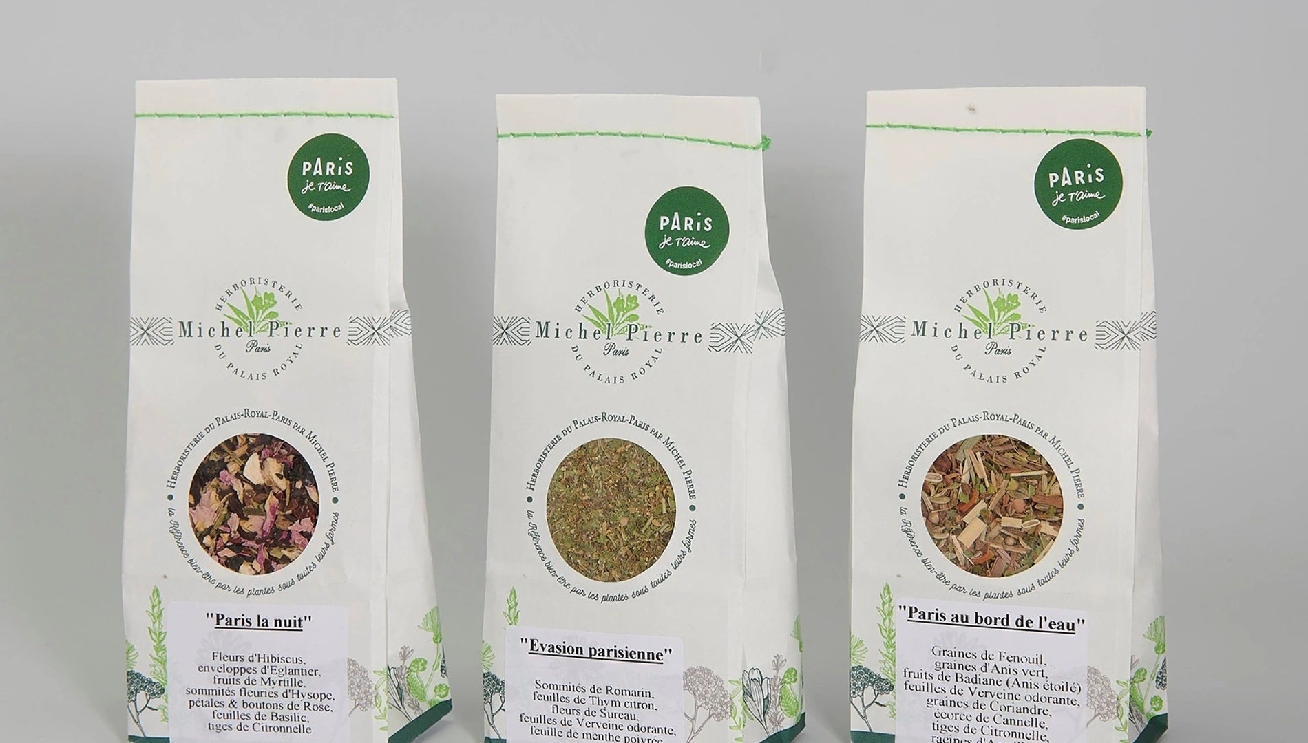 Tisane Paris Je T'aime en collaboration avec l'Herboristerie du Palais Royal