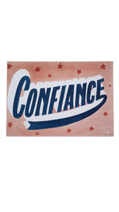 Carte postale "Confiance rose" Toqué Frères