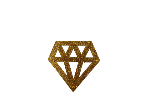 Broche Dorée à paillettes