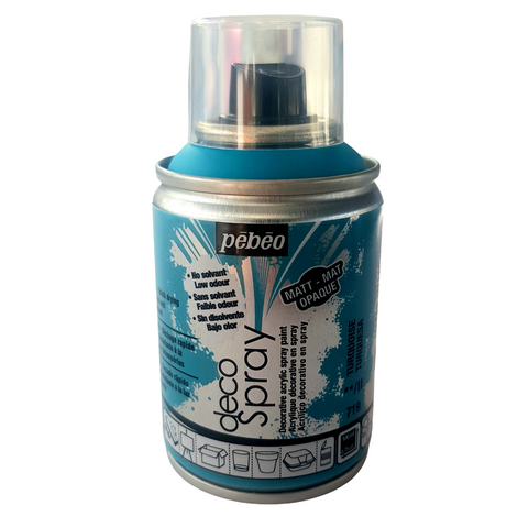 Deco Spray Turquoise blue 100ml - Pébéo