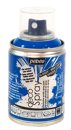 Deco Spray Bleu 100ml - Pébéo