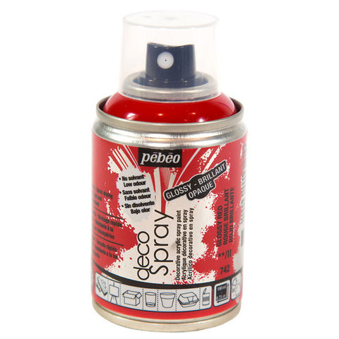 Deco Spray Brilliant red 100ml - Pébéo