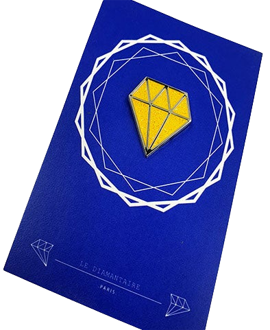 Le Diamantaire - Yellow Glitter Pins