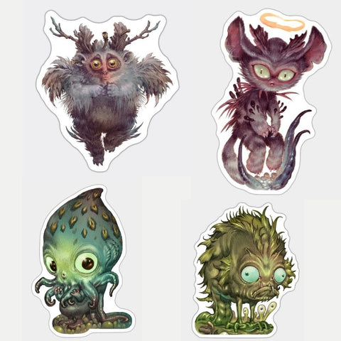 Pack of 4 Monster magnets - Stan Manoukian
