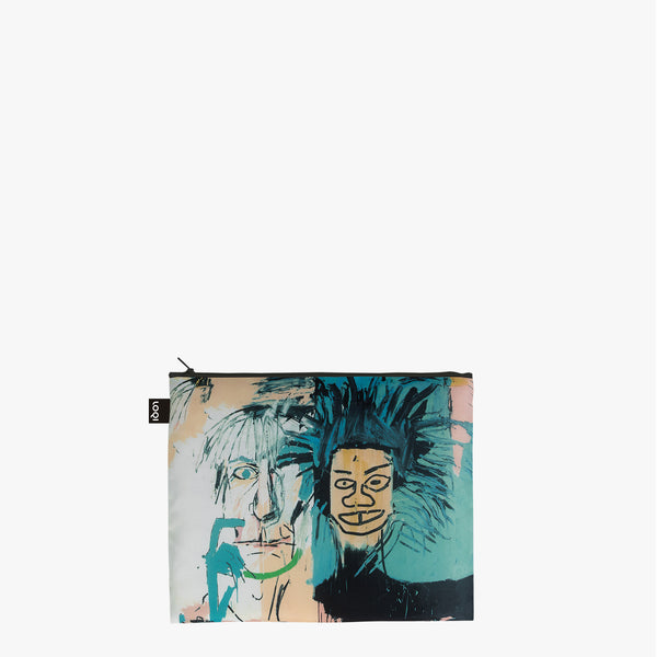 Jean-Michel Basquiat - Skull, Crown, Portrait Recycled Zip Pockets