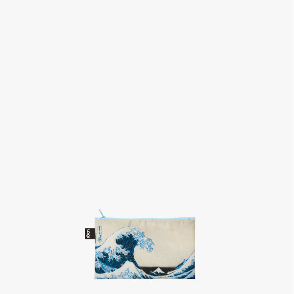 Katsushika Hokusai - Recycled Zip Pockets