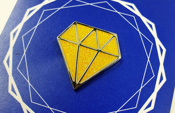 Le Diamantaire - Yellow Glitter Pins