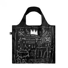 Jean-Michel Basquiat Recycled Crown bag 