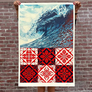 Obey - Wave of Distress Signed Offset Lithograph
