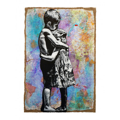 Carte d'art Jef Aerosol - Hug