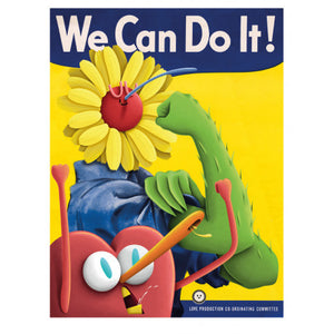 Carte d'art Nicolas Barrome Forgues - We can do It!